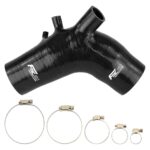 Силиконовый шланг воздухозаборника FMIC.EU для Mitsubishi Lancer Evo X 10 2008-2015 - черный