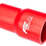 Переходник силиконовый прямой 80/95мм Красный