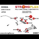 086093A: Комплект втулок задней подвески SPORT для Honda Civic VI 1995-2000 гг., Япония — изображение 2