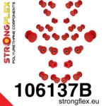 106137B: Комплект полиуретановых втулок для полной подвески.