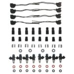 Комплект из 8 форсунок DeatschWerks Meted, 550 куб.см/мин