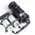 Расширительный топливный бак, двойной внешний, Bosch 044, горизонтальный, без насосов, радиевая инженерия