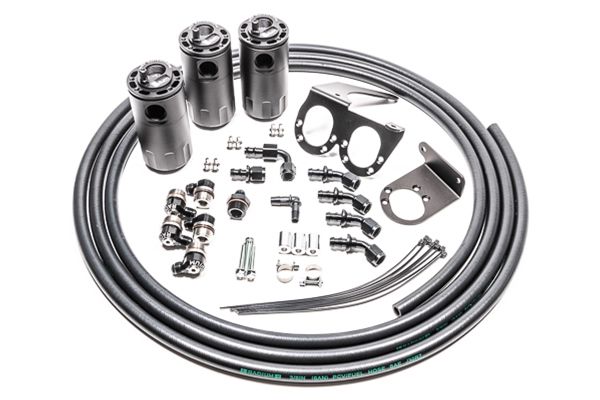 20-0566-FL Комплект тройной ловушки для Nissan R35 GT-R Fluid Lock Radium Engineering — изображение 1