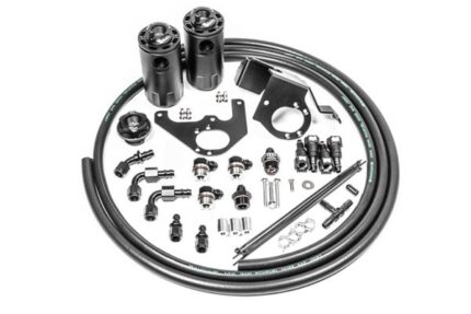 Комплект двойной улавливающей банки Radium Engineering для Cadillac CTS-V 2009-2015 с гидрозамком