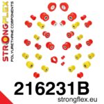 216231B: Комплект полиуретановых втулок для полной подвески.