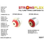 226228A: Комплект втулок полной подвески SPORT для Audi Cupra Seat Skoda Volkswagen FWD — изображение 5