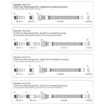 Монтажный комплект топливного насоса Nuke Performance SAE ID10 для сдвоенных топливных насосов — изображение 3