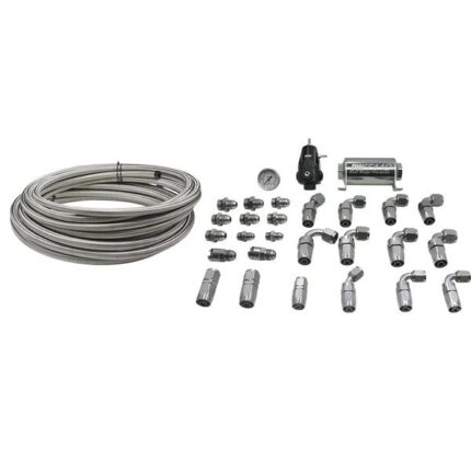 Комплект сантехники DeatschWerks для возврата PTFE 8AN Feed 6AN Return для Hemi 2006+