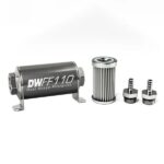 Комплект топливного фильтра DeatschWerks 5/16IN, 5 микрон, 110 мм