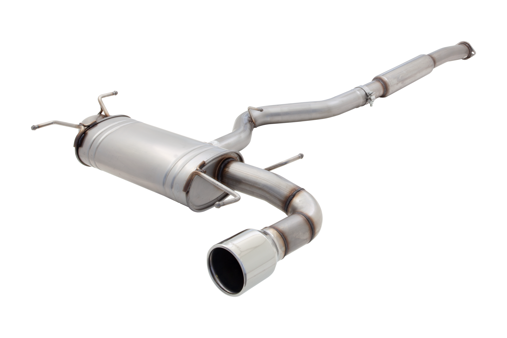 E2-SW08-CBS_1 Выхлопная система XForce для Subaru Impreza 2007-2011 WRX Hatch (G3) S1 нержавеющая сталь — изображение 1