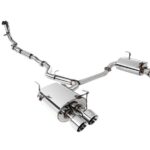 Выхлопная система XForce для Subaru Impreza 2011-2014 WRX SEDAN (G3) S2 нержавеющая сталь