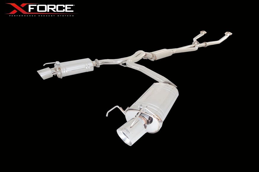 ES-LIS350-CBS_1 Выхлопная система XForce для Lexus IS 2009-2013 IS350 SEDAN нержавеющая сталь — изображение 1