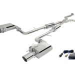 Выхлопная система XForce с глушителем Varex для Lexus IS 2013-2016 IS350 GSE31R нержавеющая сталь