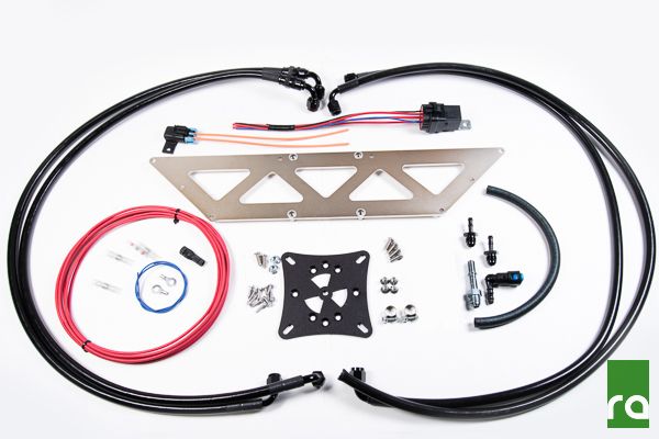 Evo8_FST_kit-Edited Комплект расширительного топливного бака для Mitsubishi EVO 8-9 FST продается отдельно Radium Engineering — изображение 1