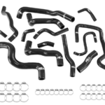 Комплект силиконовых шлангов охлаждающей жидкости радиатора FMIC.EU для Mini Cooper S R56 R57 1.6L Turbo N14 2008-2012 - черный
