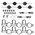 Ремкомплект вихревой заслонки впускного коллектора JRspec для Audi A4 A5 A6 A8 Q5 Q7 2,7 3,0 TDI