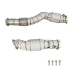 Приемная труба FMIC.Pro для BMW M2 M3 M4 G20 G80 S58 B30 2020+ CAT с теплозащитным экраном