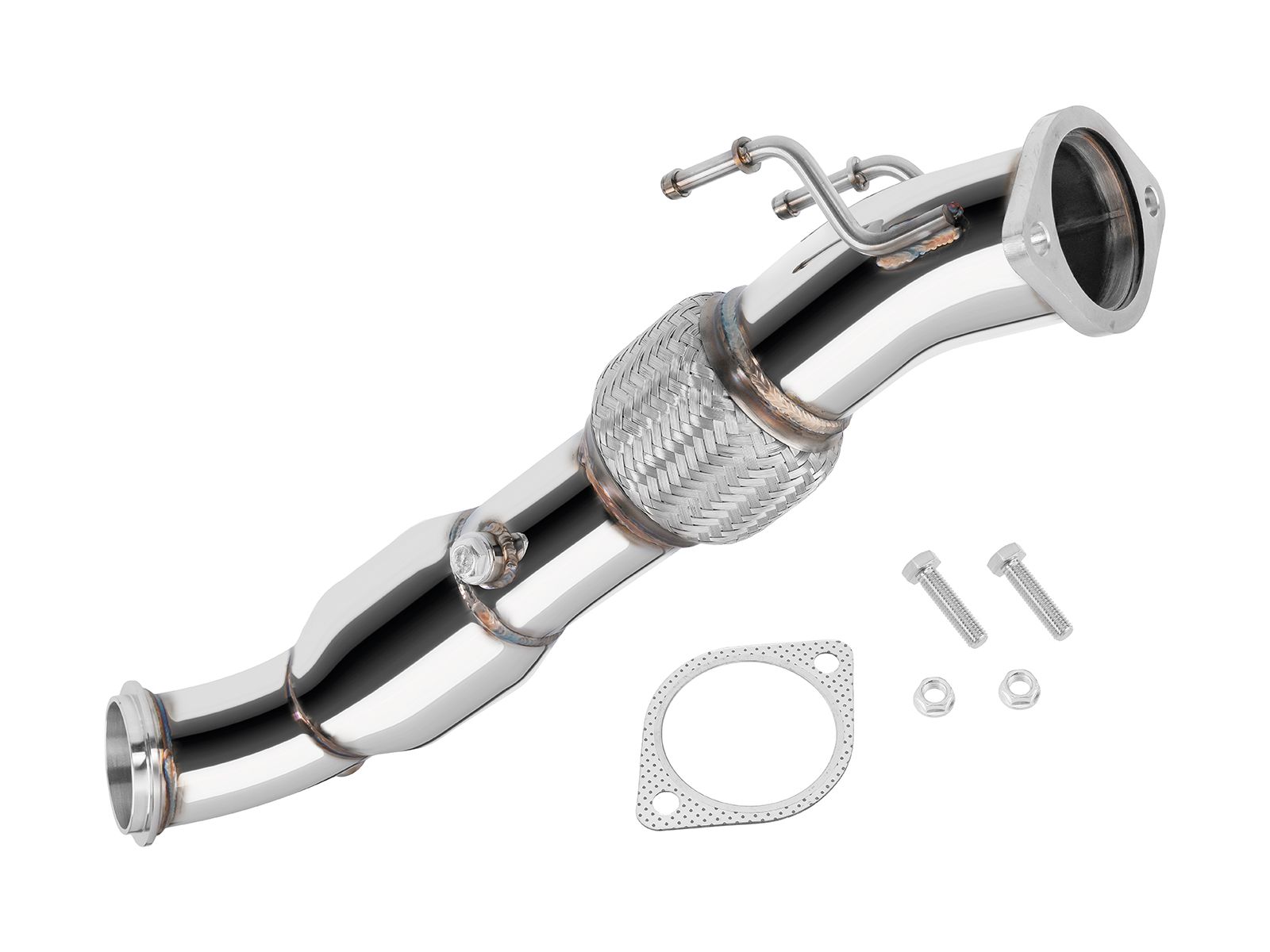 FMICPRO_DP_089_02 Даунпайп FMIC.Pro для Ford Focus ST Mk3 2.0T Decat — изображение 1