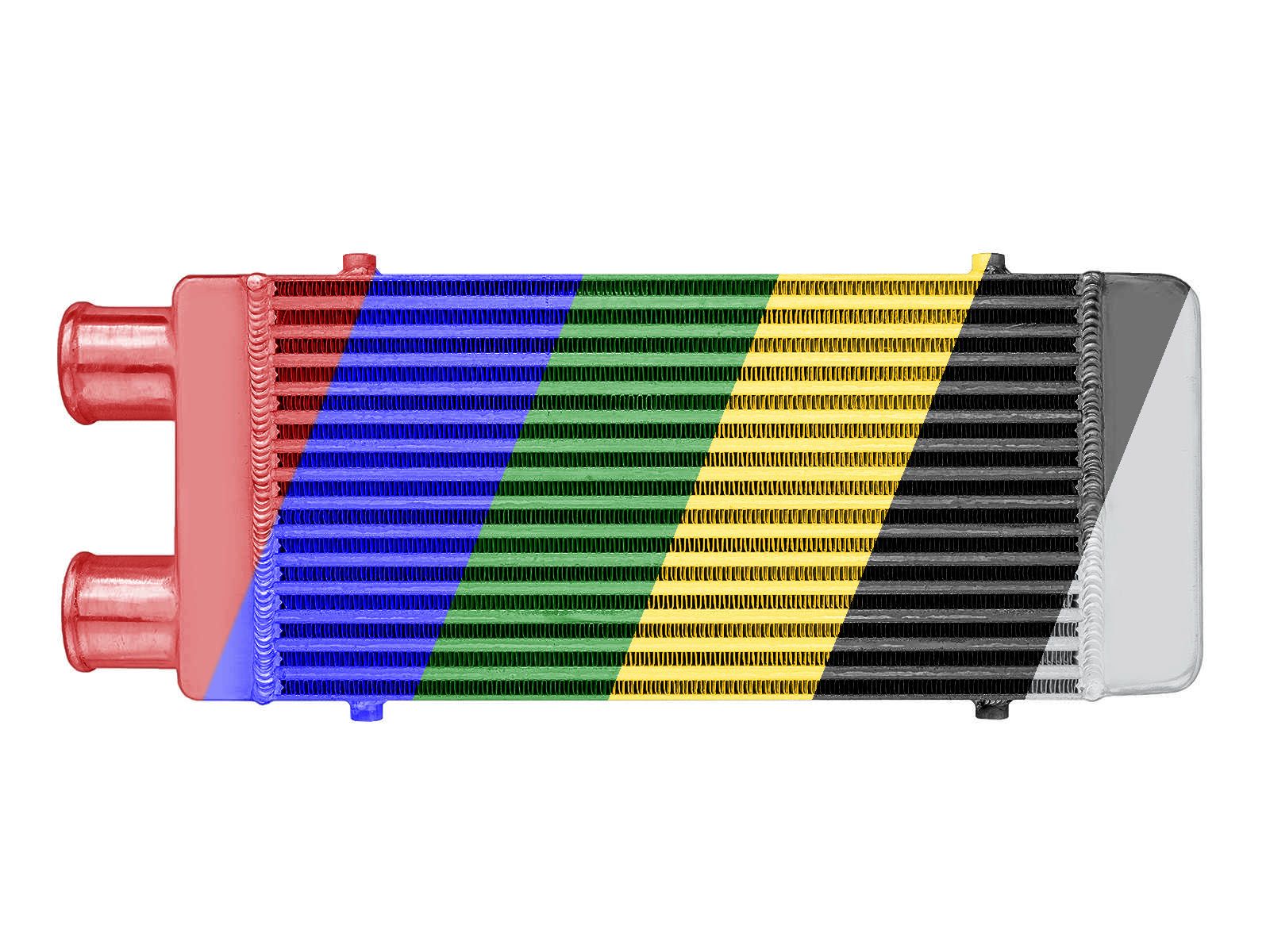 IC45023065-WELD-COLO Интеркулер 450х230х65мм Односторонний Цвет FMIC.EU — изображение 1