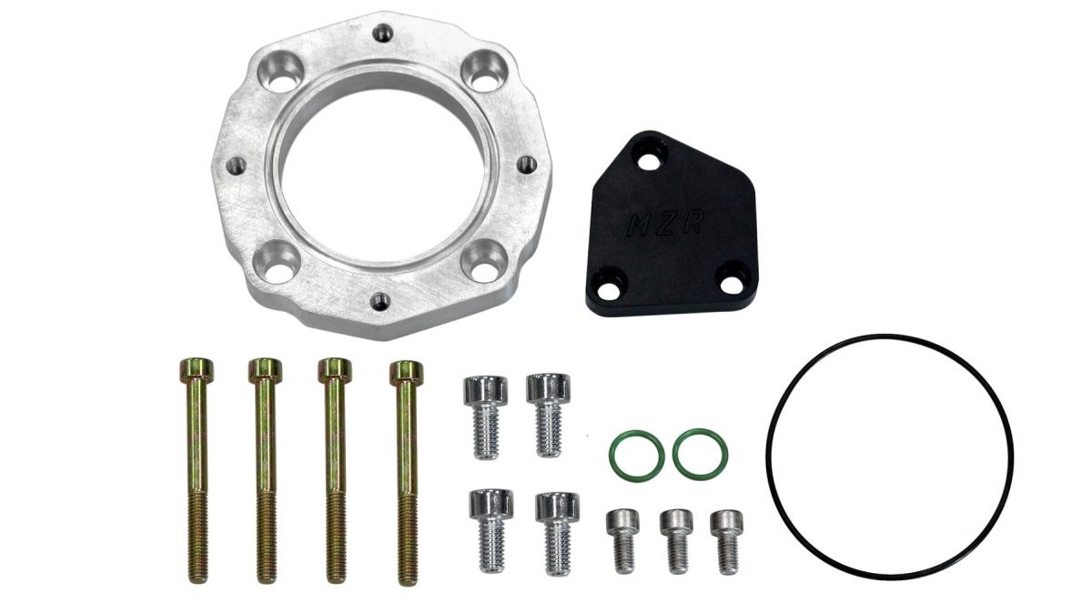 MZR-DBW-60-CA Адаптер для электронного корпуса дроссельной заслонки Bosch 60 мм MZR Garage для Nissan S13 CA18 — изображение 1