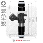 Nuke Performance Bosch инжектор 980cc 65мм EV14L