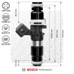 Nuke Performance Bosch Форсунка 1462cc 65 мм EV14L