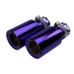 Титановые насадки на выхлопные трубы Purple Restomotive — изображение 2