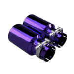 Титановые насадки на выхлопные трубы Purple Restomotive — изображение 3