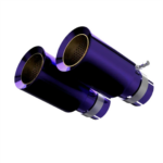 Титановые насадки на выхлопные трубы Purple Restomotive — изображение 6