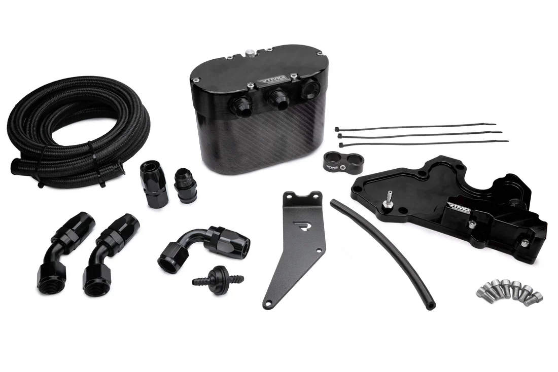 RTMG-901-1151 Комплект углеродного маслоуловителя RTMG Performance для Audi A3 S3 TT TTS VW Golf Polo Seat Ibiza 6P Leon Cupra 1,8 2,0 TSI EA888.3 черный — изображение 1