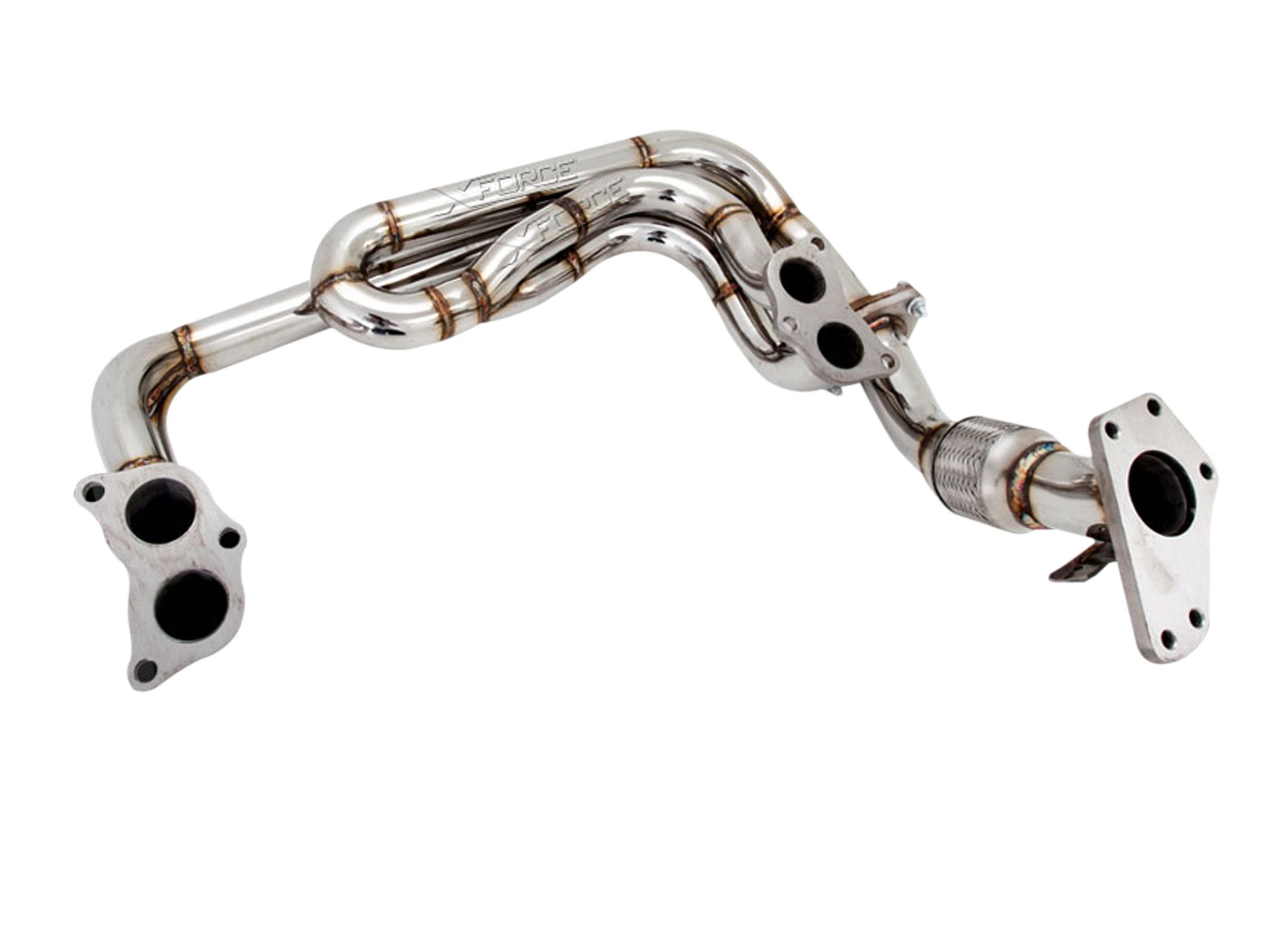 TH-EJ20-TY_2 Коллектор выпускного коллектора XForce для Subaru Forester 1997-2008 SF SG GT — изображение 1