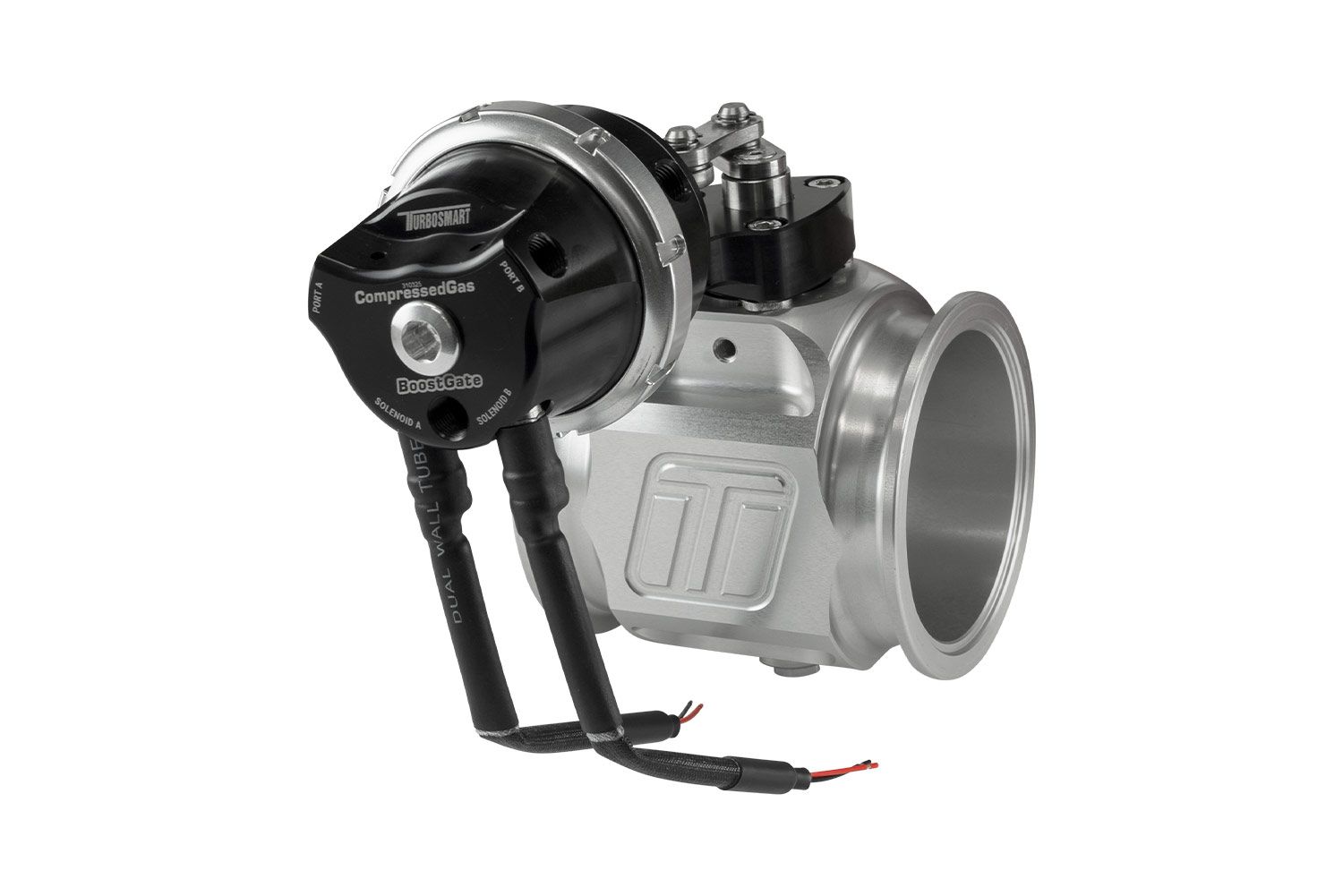 TS-0267-1252 Сжатый газ StraightGate76 Встроенные соленоиды 7PSI Черный Turbosmart TS-0267-1252 — изображение 1