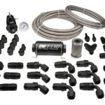Комплект сантехники для возврата CPE 8AN Feed с возвратом 6AN DeatschWerks для Toyota Supra A90 / BMW M3 / M4