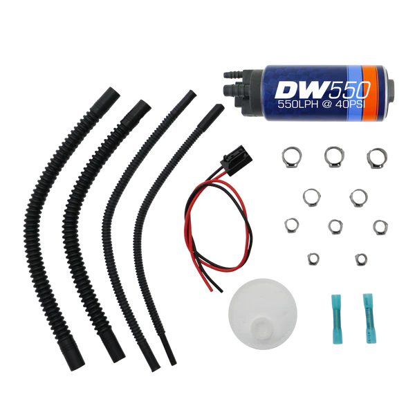 USA-DW-9-551-0500 Универсальный топливный насос 46 мм DW550 DeatschWerks 550 л/ч 40 psi — изображение 1
