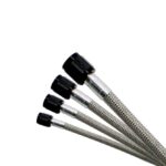 Шланг SHO в оплетке из нержавеющей стали 4AN-3AN, черный — 24 дюйма Nitrous Express NX 10124