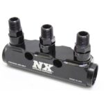 3-портовый журнал учета топлива с фитингами Nitrous Express NX 15843