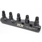 5-портовый журнал учета топлива с фитингами Nitrous Express NX 15845