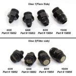 Фитинг фильтра ORB от AN4 до AN8 для Lightning 375 Nitrous Express NX 15852