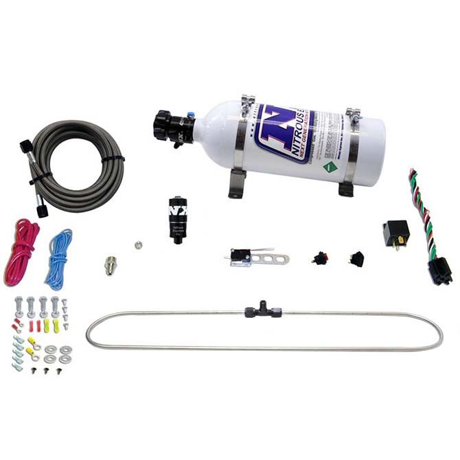 USA-NX-20000-05 Распылительное кольцо N-Tercooler снижает температуру воздуха на впуске при использовании турбонаддува с 5-фунтовой бутылкой Nitrous Express NX 20000-05 — изображение 1