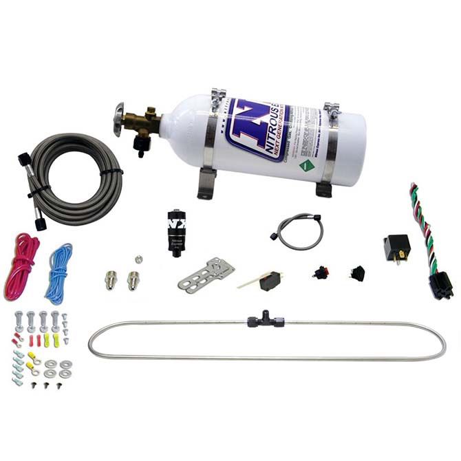 USA-NX-20000CR-05 Распылительное кольцо N-Tercooler для CO2 снижает температуру воздуха на входе в турбосистемах с бутылкой Nitrous Express NX 20000CR-05 емкостью 5 фунтов — изображение 1