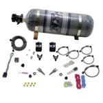 Двойная насадка с композитным баллоном емкостью 12 фунтов для Dodge V-8 TBI 1992-1995 гг. (50-150 л.с.) Nitrous Express NX 20213-12