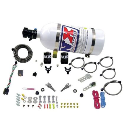 Двойная насадка с бутылкой 10 фунтов для Dodge Viper EFI (100–300 л.с.) Nitrous Express NX 20325-10