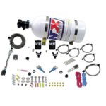 Двойная насадка с бутылкой 10 фунтов для BMW EFI All (50–300 л.с.) Nitrous Express NX 20816-10