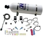 Двойная насадка с бутылкой 15 фунтов для BMW EFI All (50–300 л.с.) Nitrous Express NX 20816-15
