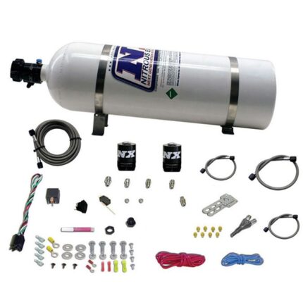 Система с одним соплом EFI и баллоном 15 фунтов для Ford (35-50-75-100-150 л.с.) Nitrous Express NX 20922-15