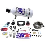Система Hardline с одинарной подачей 90 мм и баллоном 5 фунтов (50–400 л.с.) Nitrous Express NX 20934S-05 LS