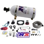 Система Hardline с одинарной подачей 90 мм и баллоном 10 фунтов (50–400 л.с.) Nitrous Express NX 20934S-10