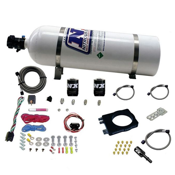 USA-NX-20944-15 Система Hemi Plate (50–400 л.с.) с баллоном Nitrous Express NX 15 фунтов 20944-15 — изображение 1