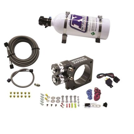 Система азотных пластин с баллоном емкостью 5 фунтов для двигателя Ford Pushrod 5,0 л Nitrous Express NX 20955-05