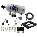 Расширенная азотная система Q-Jet, 50–300 л.с. с баллоном 10 фунтов Nitrous Express NX 30080-10